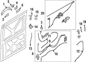 Lk4z-61264a00-s Ford Genuine Latch Assembly