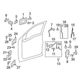 9l3z1522153a Ford Oe For F-150 2009-2014 Rear Left Door Lock Operating Rod