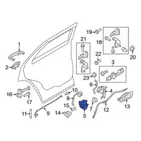 Dg1z5426412a Ford Oe For F-150 2009-2010 Rear Right Door Latch Assembly