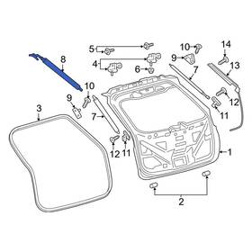 Kt4z14b351c Ford Oe For Edge 2024 Tailgate Lift Motor