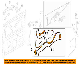 Ck4z61264a00d Ford Oem 15-18 Transit-150 Side Door-lock