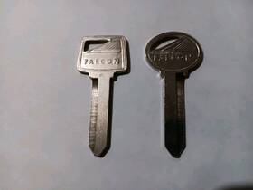 S127fr Ford Fairlane Key Blanks 62 63 64 65 Mustang Galaxie Falcon Ranchero Original