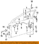 6904012271 Front Oem Lock Kit 93-94 Corolla Toyota Door-door