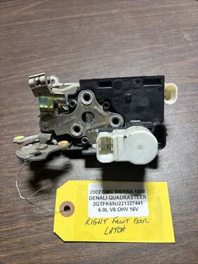 16637778 General Motors 2000 - 2002 Silverado Sierra Passenger Right Front Door Latch Lock Actuator A77