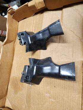 3966773 General Motors 1968-1982 C3 Corvette Door Latch Cover Guards Pair Left And Right