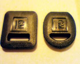 7839425 General Motors Nos Gm - Oem Black Chevy Buick Olds Pontiac Key Cover Caps Vintage 70s 1980s