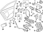 5k4839015s Genuine Actuator Lock Volkswagen Oem