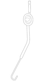 Fl3z-1626460-ac Genuine Ford Lock Rod