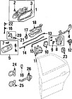 72680s84a01zj Genuine Handle Honda Oem