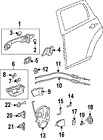 67950sjca01zz Genuine Hinge Honda Acura Oem Upper