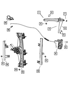 6106087aa Genuine Mopar Latch Link Clip