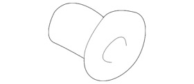 90189-05003 Genuine Toyota Handle Inside Grommet