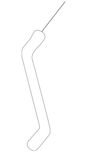15705627 Gm Genuine Driver Side Front Door Lock Cylinder Rod