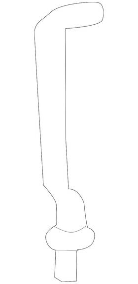 15759047 Gm Genuine Door Outside Handle Rod