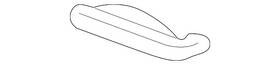 15845694 Gm Genuine Rear Door Wedge