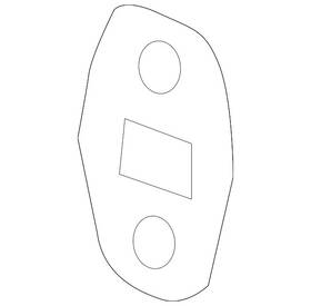 23123665 Gm Genuine Side Door Striker Spacer