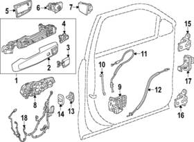 26344277 Gm Genuine Lock Rod