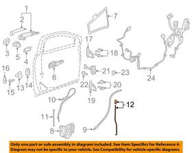 84233254 Gm Genuine Lock Rod