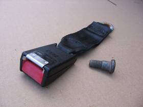 10164829-030890-ecc Gm-chevy-camaro 82 92 Firebird Rear Seat Belt Buckle Receiver With Install Bolt Black