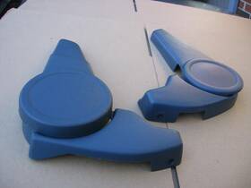 15592888-rh Gm-chevy-gmc-blazer Cheverolet K5 Bucket Seat Plastic Side Trim Cover Panel Tilt-blue