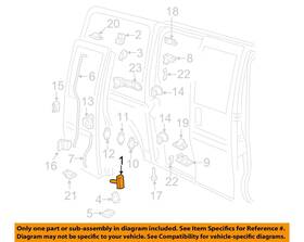25924082 Gm Oem Side Sliding Door Handle Right