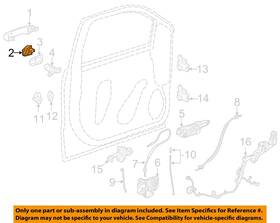 84496211 Gm Oem 19-23 Sierra 1500 Front Door Lock Hardware-cover