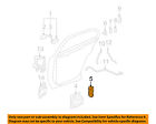 15813547 Gm Prix 04-06 Rear Grand Door-lock Pontiac Oem