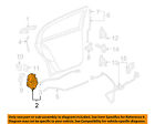 25938084 Gm Rear Door-lock Chevrolet Cobalt Oem 05-10