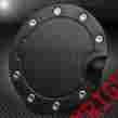 757558-27417-8 Gmt900 Bbs-2302 Bully For 07-11 Silverado 1500 2500 3500 Black Tape-on Gas Fuel Door Cover