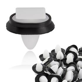 68093998aa Goamotors 30pcs Nylon Back Door Trim Moulding Clip One Size White
