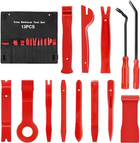 Ga-120105 Gooacc Nylon Bumper Fastener Rivet Clips Car Clip Panel Audio 13pcs Red