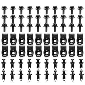 Grc-100 Gooacc 70pcs Engine Under Cover 70 Count Pack Of 1 Extruded U-nuts