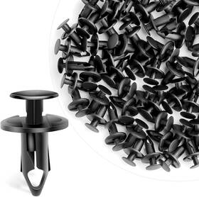 Grc-13 Gooacc 100pcs Nylon Bumper Fastener Rivet 100 Pcs Clips 8mm