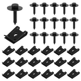 19026 Gosknor 20 Sets M4.2 Universal Fender Liner Screws And U-nut Kit Automotive Body