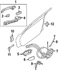 80607ja62a Handle Oem Nissan Genuine