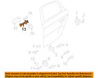 8r0839249e Hardware-rear 2013 Door-check Rod Q5 Lock Oem Left Audi
