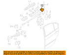 51218229627 Hardware-rear Left Oem Lock 2000 Door-button Bmw 328i