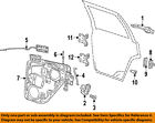 4589922af Hardware-rear Chrysler Door-latch Oem Lock