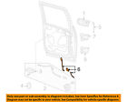 Yl3z16264b14bac Hardware-rear Door-bellcrank Lock 01-03 Oem Ford -150