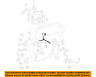 6977052050 Hardware-rear Toyota Lock Door-lock Oem Cable Yaris 07-11