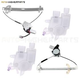 11816356 Higher-autoparts For 2006-2007 Honda Accord 4x Left Side Door Lock Actuator And Window Regulator