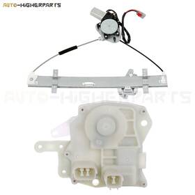 11816361 Higher-autoparts For 2001-2005 Honda Civic 2x Front Left Door Lock Actuator And Window Regulator