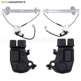 11816380 Higher-autoparts For 2003-2011 Honda Element 4x Front Side Door Lock Actuator And Window Regulator