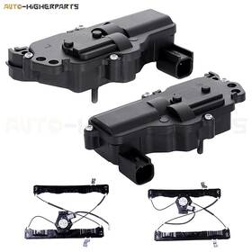 9948615 Higher-autoparts For 2002-2008 Ford Explorer Front Door Lock Actuators And Window Regulators 4 Pcs
