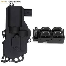 9948620 Higher-autoparts 1 Power Window Switch And Door Lock Actuator Front Left For 02-03 Ford Explorer