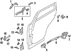 Kd5373240 Hinge Oem Genuine Mazda
