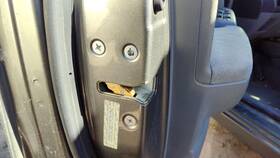 72150snaa12 Honda 2006-2011 Civic Driver Left Front Door Latch With Rods/cables Oem Sedan