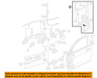 72152sdaa01 Honda Lock 04-07 Door-door Accord Oem Kit Front