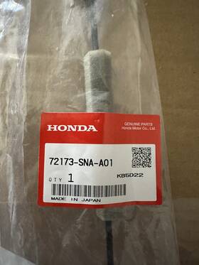 72173-sna-a01 Honda New Oem Front Left Door Lock Cable