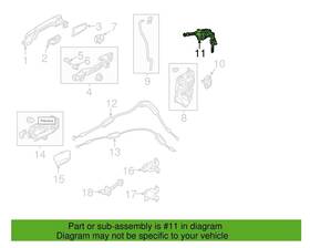 72185-t0a-a01 Honda Oem Genuine Crv 12-16 Driver Door Lock Cylinder 2 Keys Set